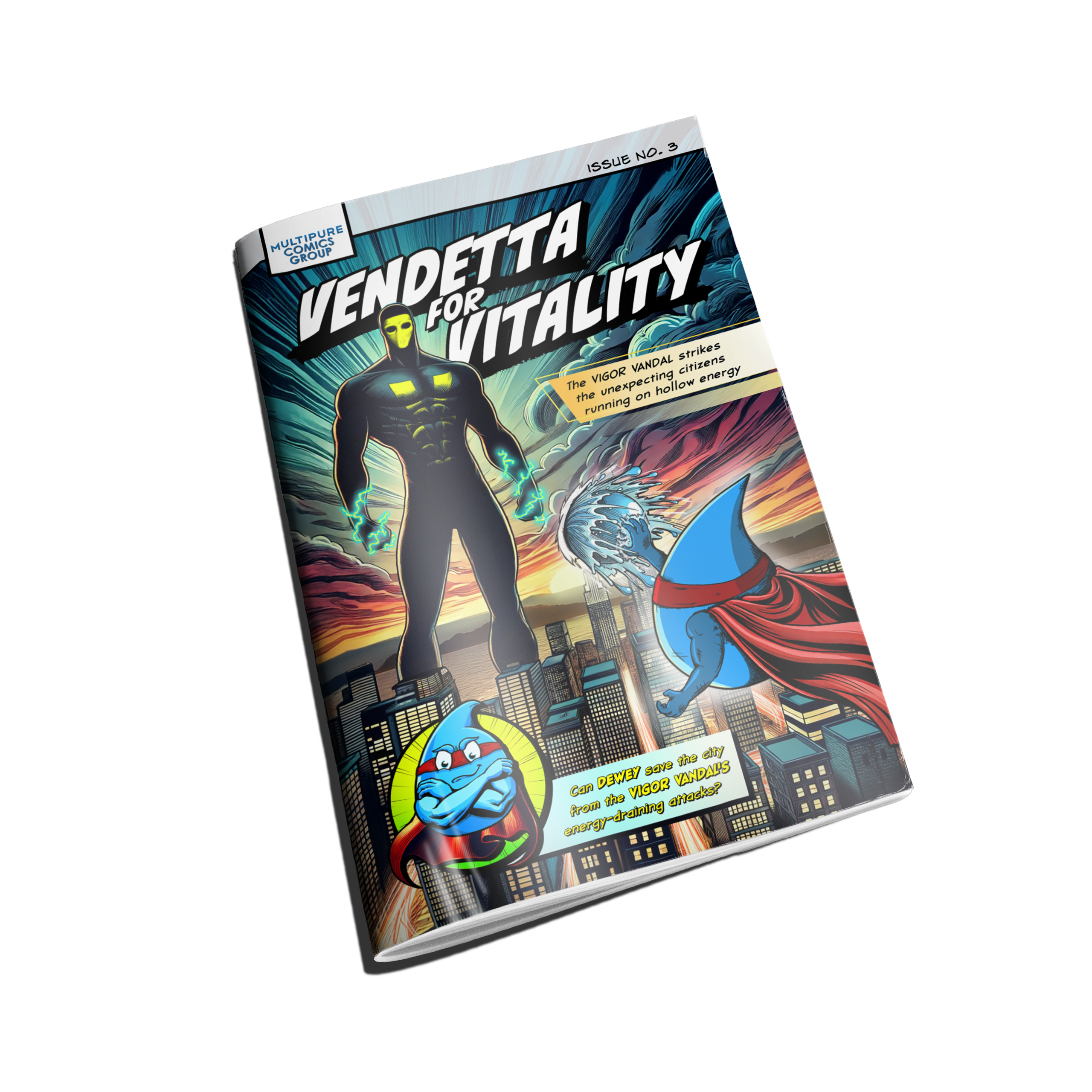 Multipure Unveils Newest “Dewey, The Clean Water Superhero” Comic Book ...